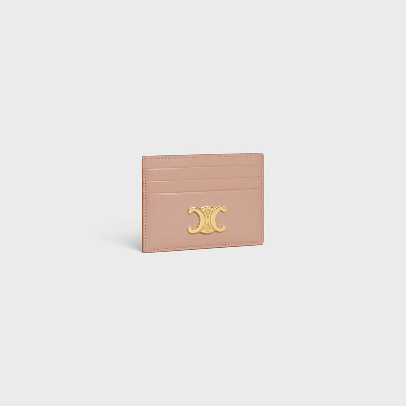 CELINE CARD HOLDER TRIOMPHE IN Shiny calfskin outlook