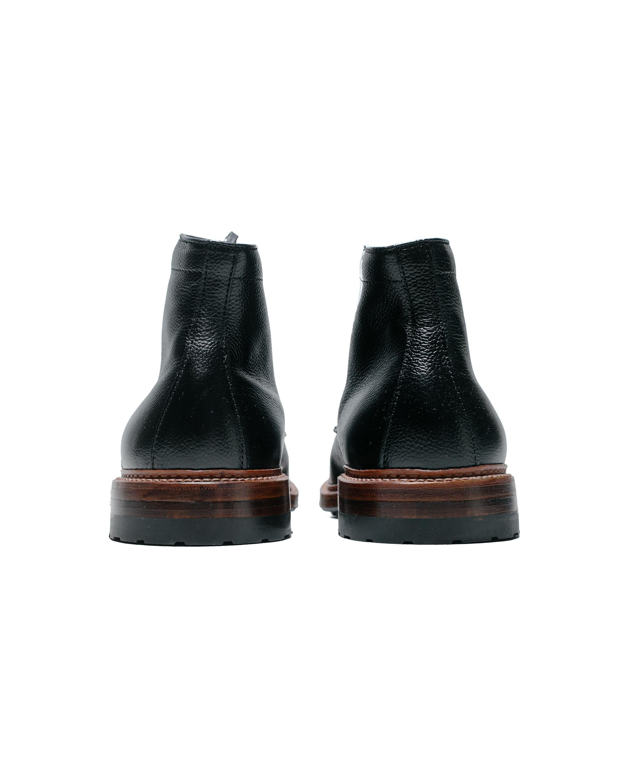 Tanker Boot Black Regina Grain With Commando Sole G7901HC - 4