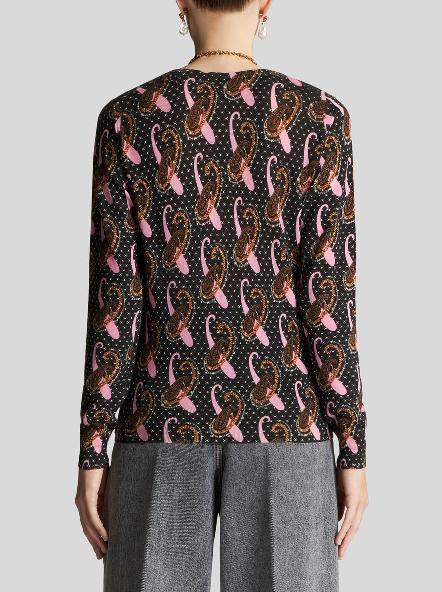 PAISLEY WOOL JUMPER - 4