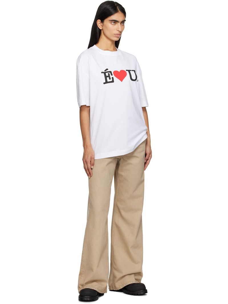 Étude White 'ÉLU' Relax T-shirt outlook