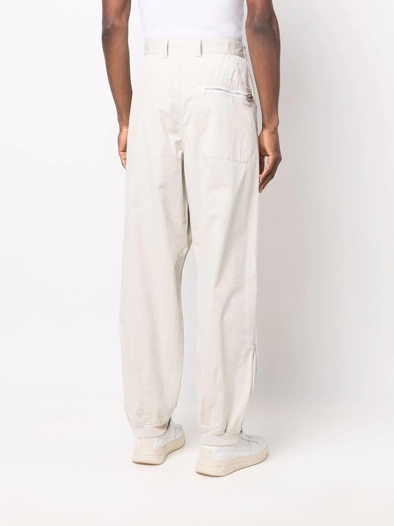 side stripe-detail straight-leg trousers 4