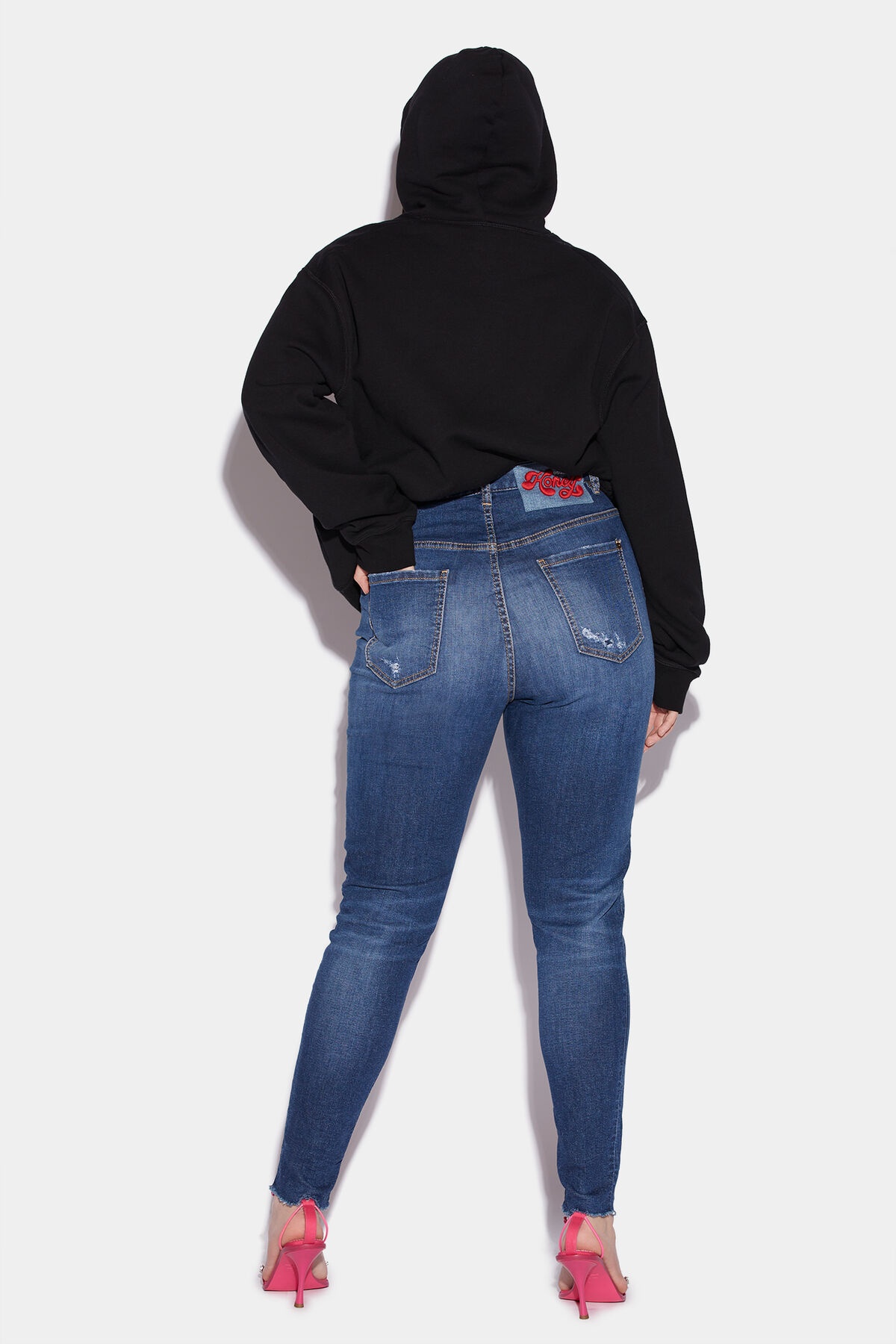 HONEY HIGH WAISTED TWIGGY JEANS - 2
