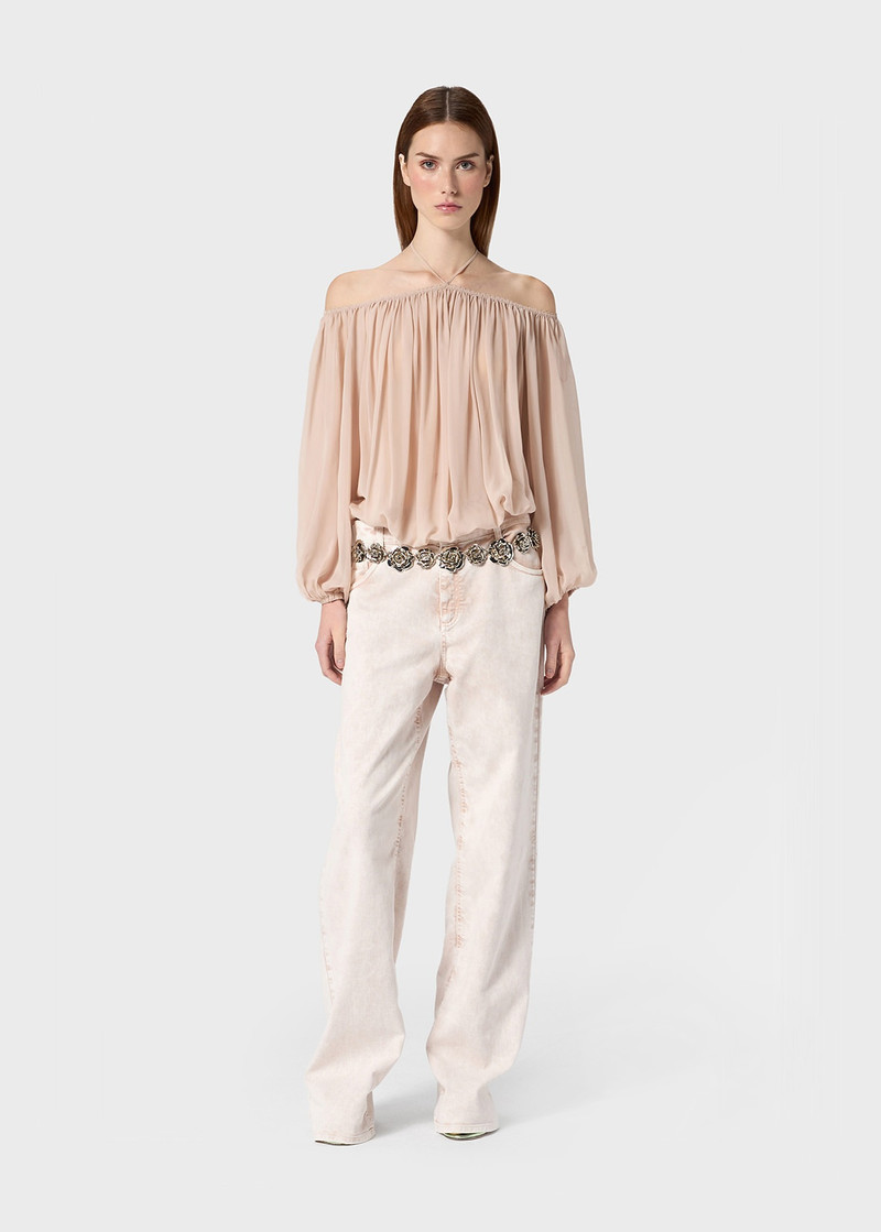 Blumarine COTTON BULL BOYFRIEND JEANS outlook