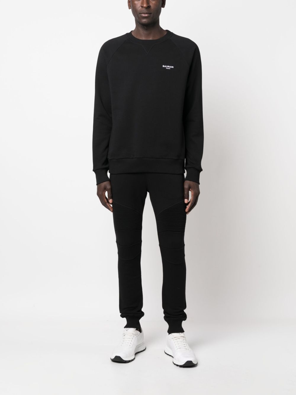 logo-print ribbed track pants - 2