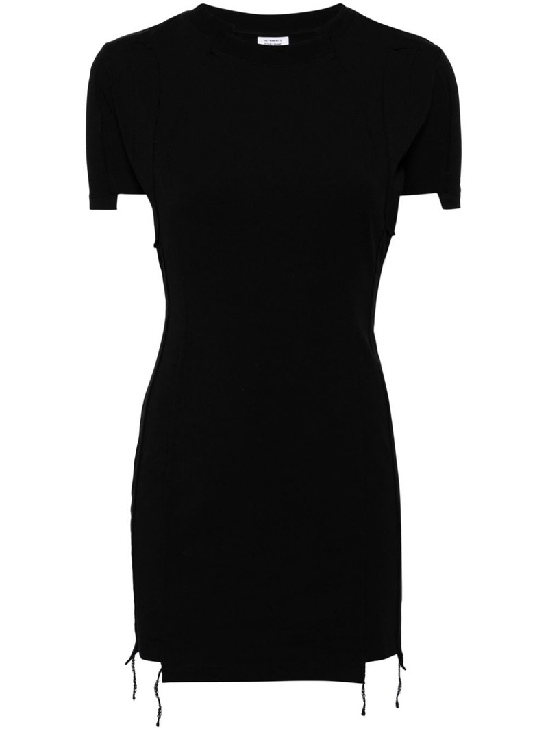 cut-out short-sleeve minidress 1