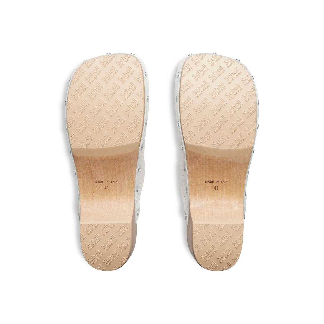Women's Balenciaga I Scholl Clog Mule in White - 7