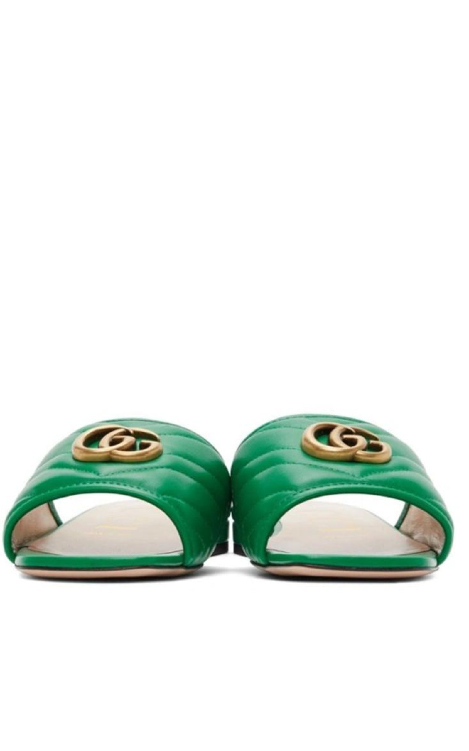 Double G Leather Sandals - 4