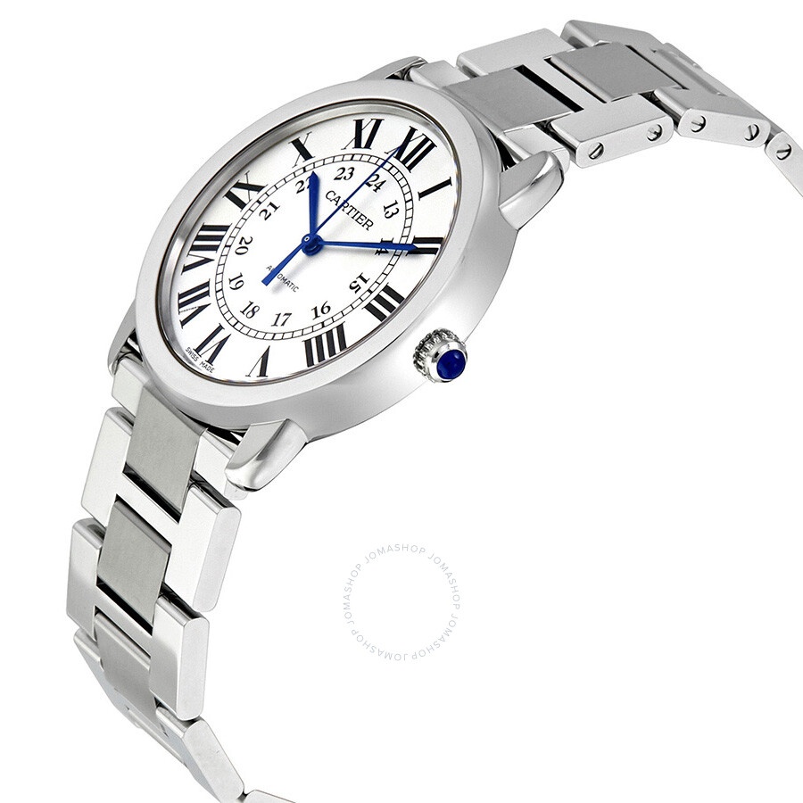 Cartier Ronde Solo Silver Opaline Automatic Ladies Watch WSRN0012 - 2