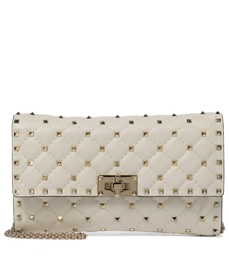 Rockstud Spike Small leather shoulder bag 1