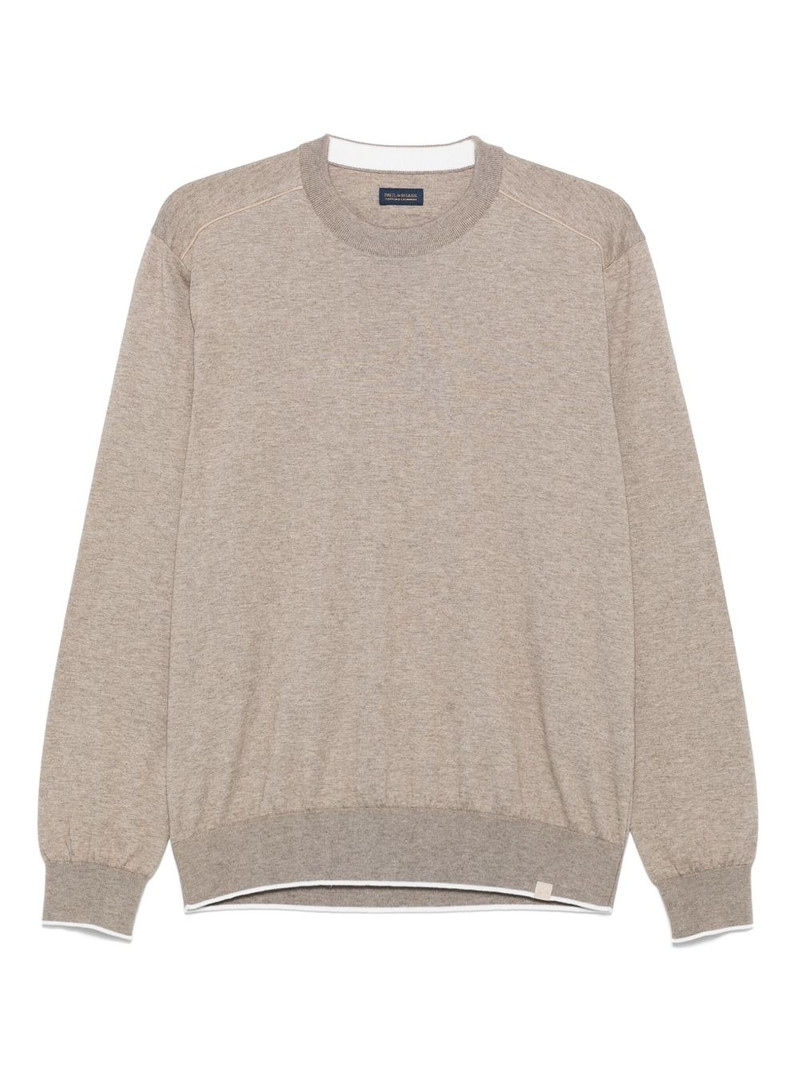 mélange-effect sweatshirt 1