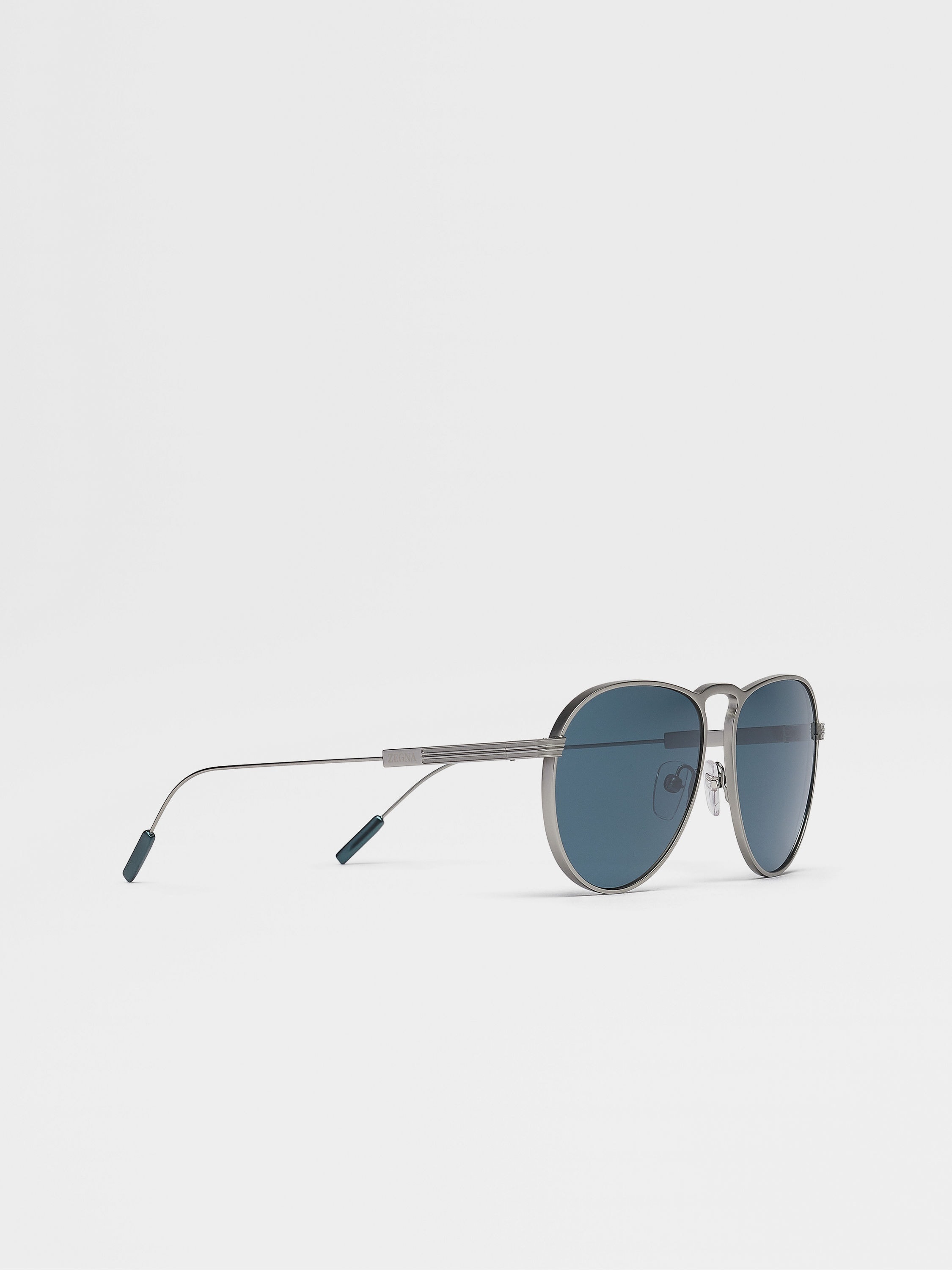 LIGHT RUTHENIUM METAL SUNGLASSES - 3