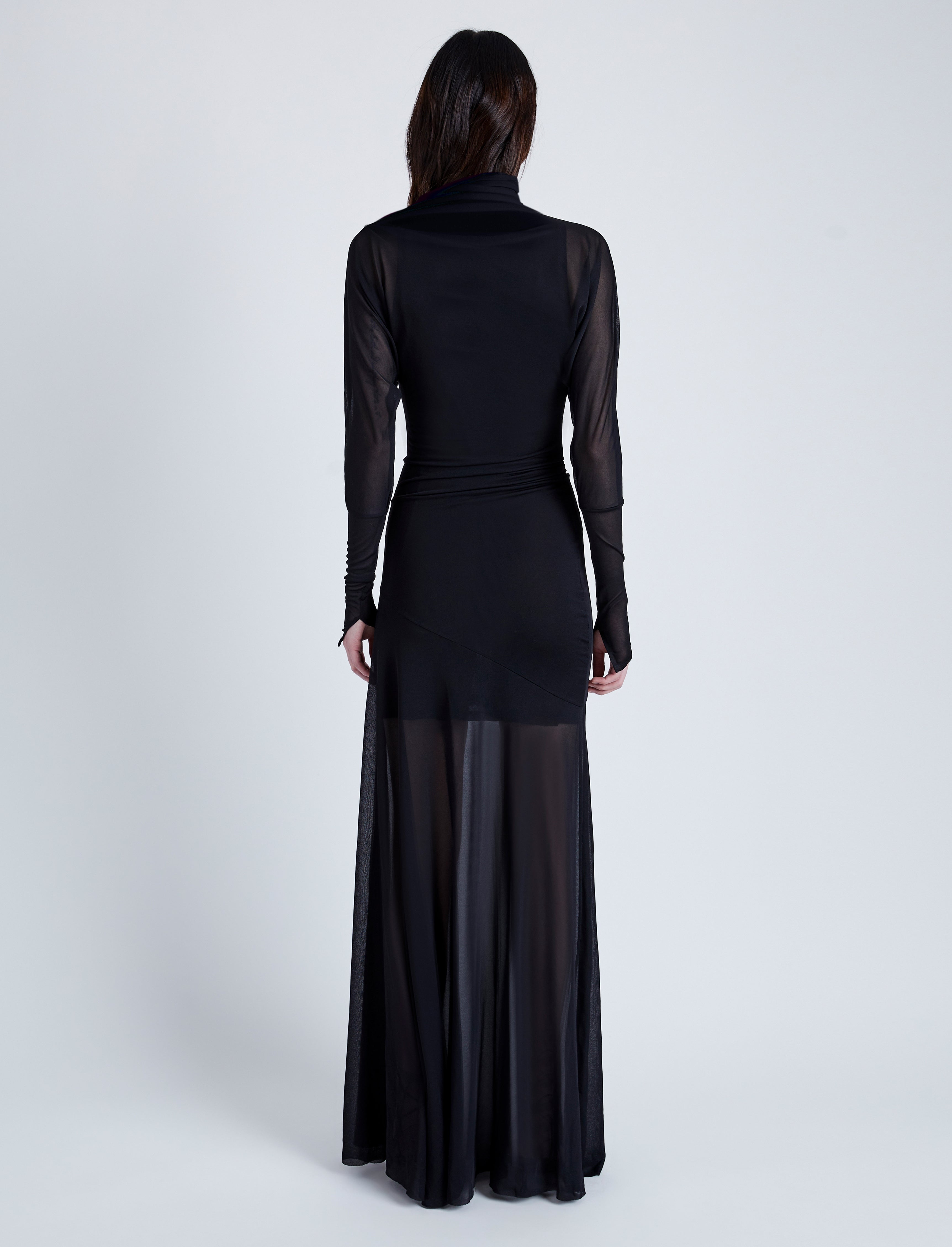 Paula Dress in Sheer Crepe Jersey - 4