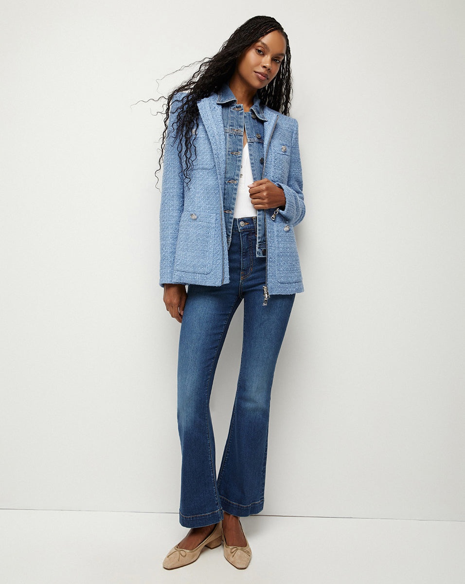 AGNI TWEED DICKEY JACKET - 5
