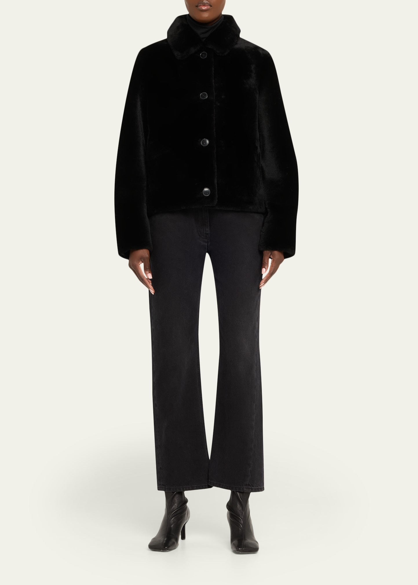 Tailored Shearling Coat - 2