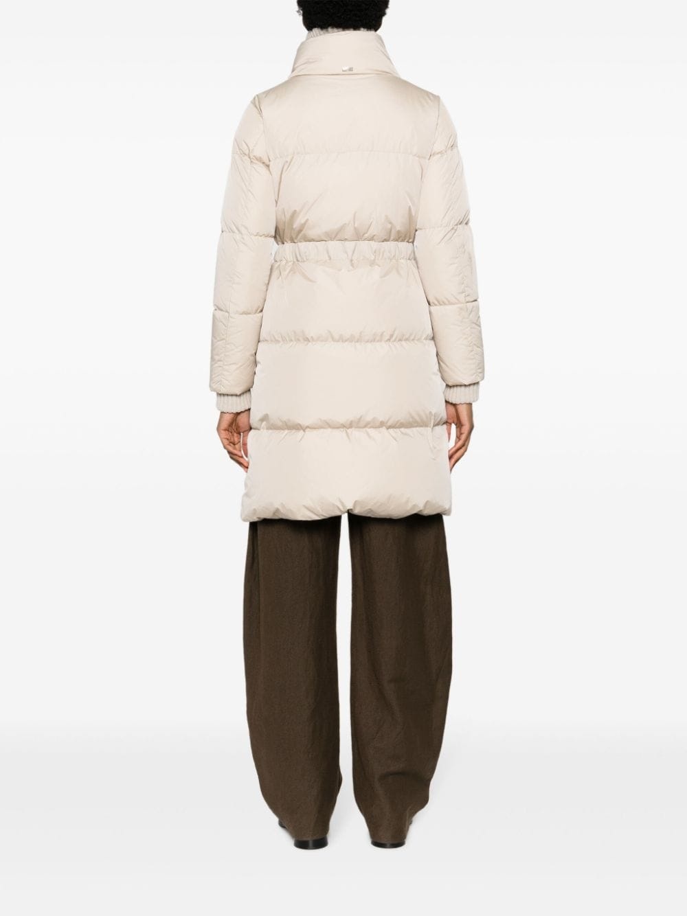 funnel-neck padded coat - 4