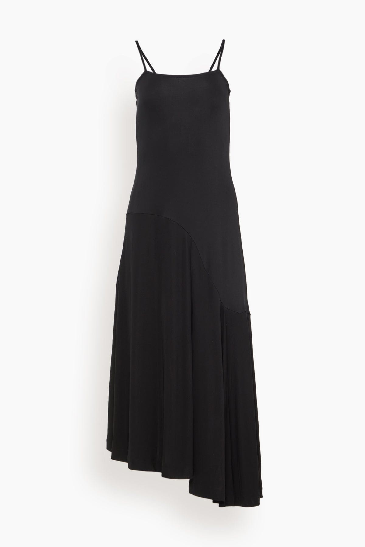 Contour Seam Dress in Black - 1