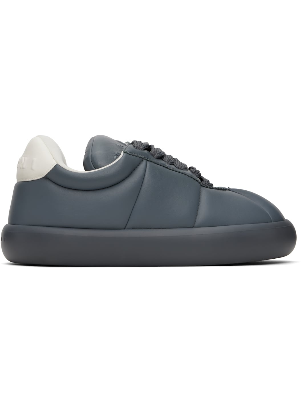 Gray Leather BigFoot 2.0 Sneakers - 1