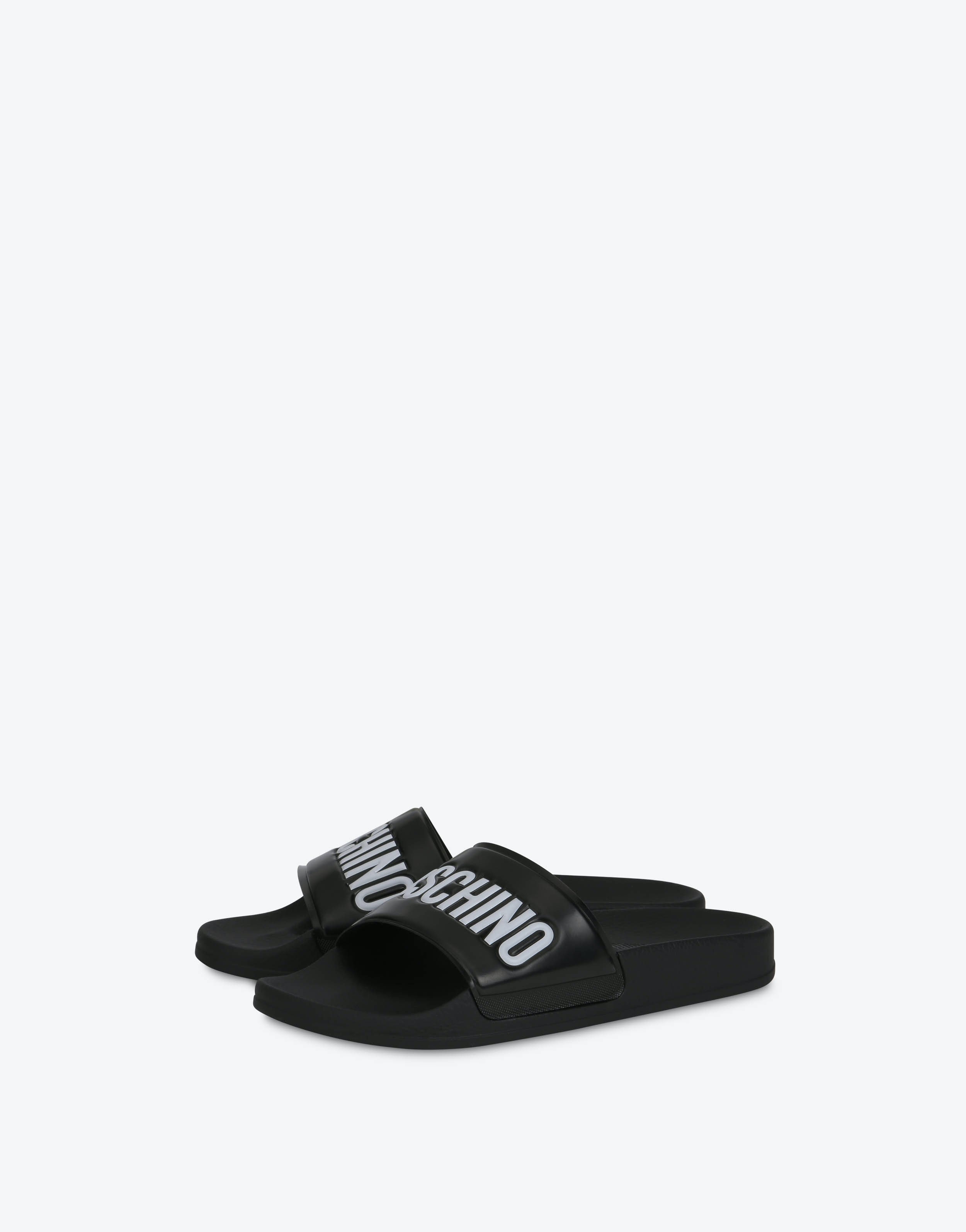 PVC SLIDE SANDALS WITH LOGO - 5