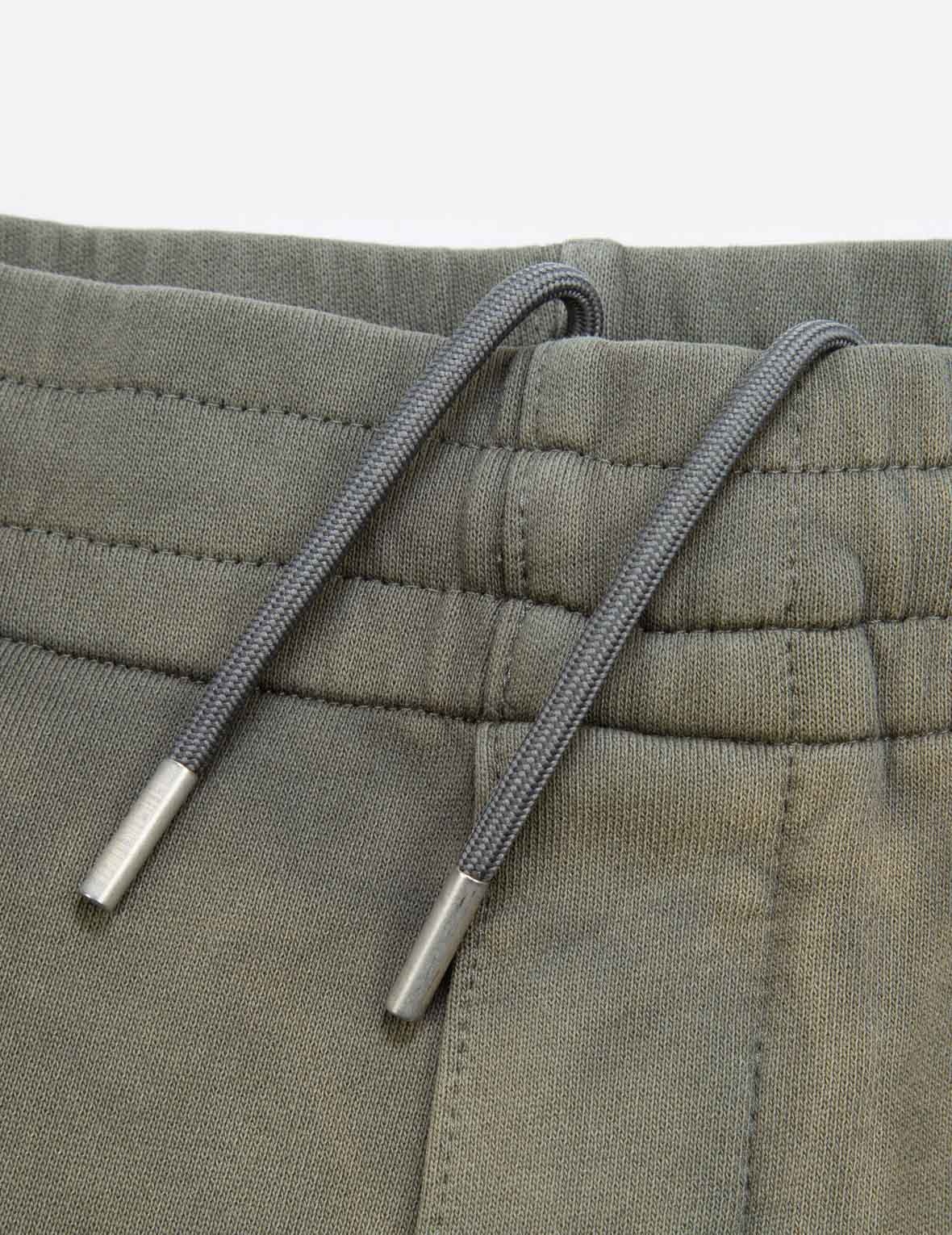 Brushed Seagull Print Garment-dyed Sweatpants - 15