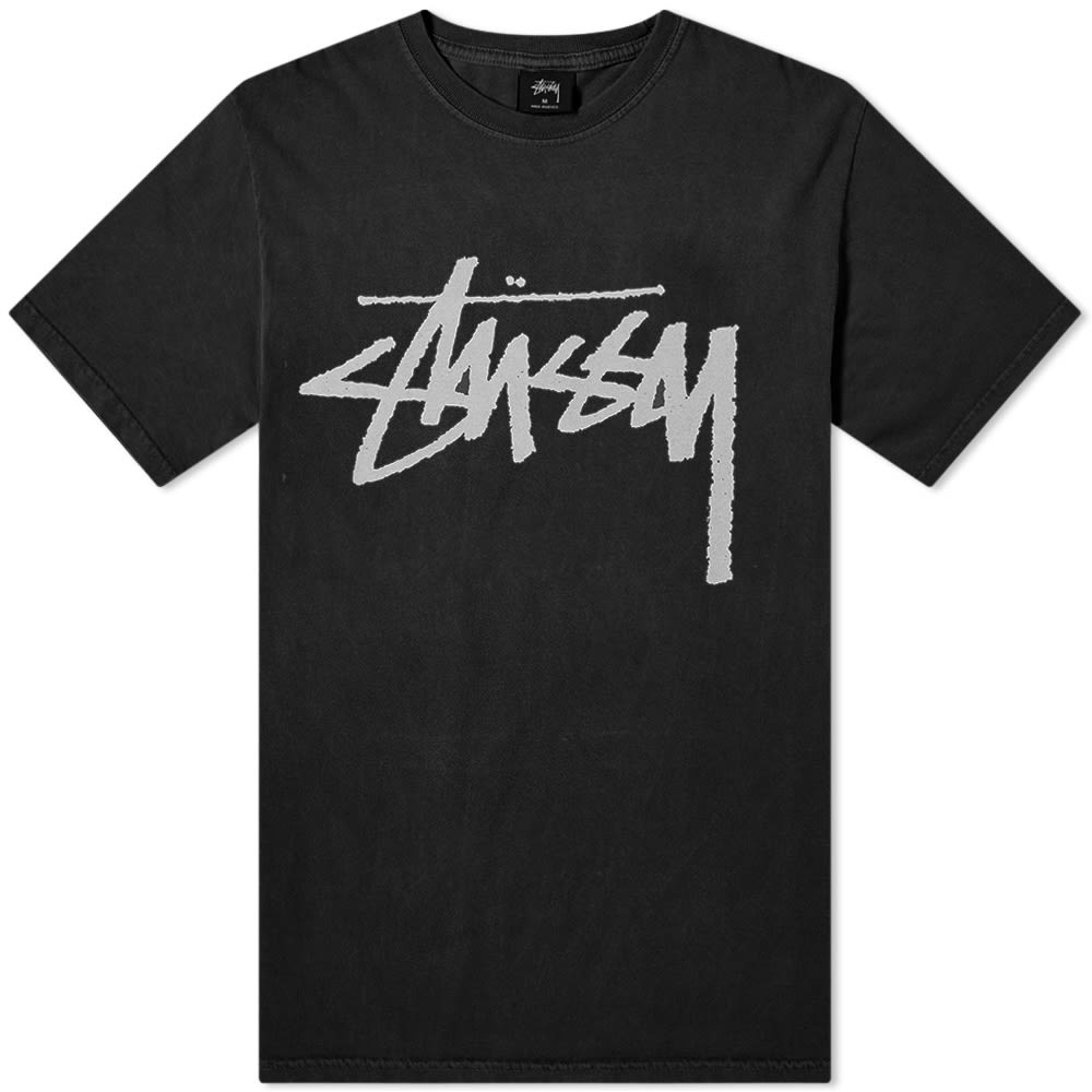 Stussy Basic Logo Pigment Dyed Tee - 1