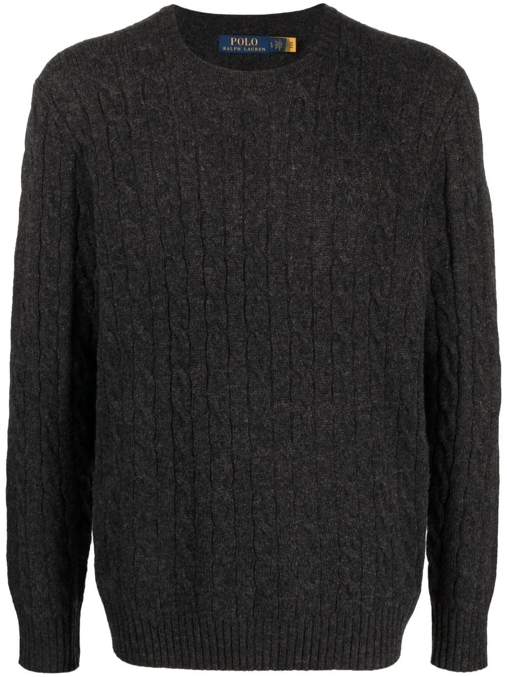 wool-cashmere cable knit jumper - 1