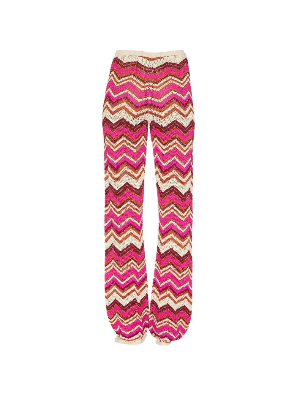 Cierra chevron-knit trousers - 1