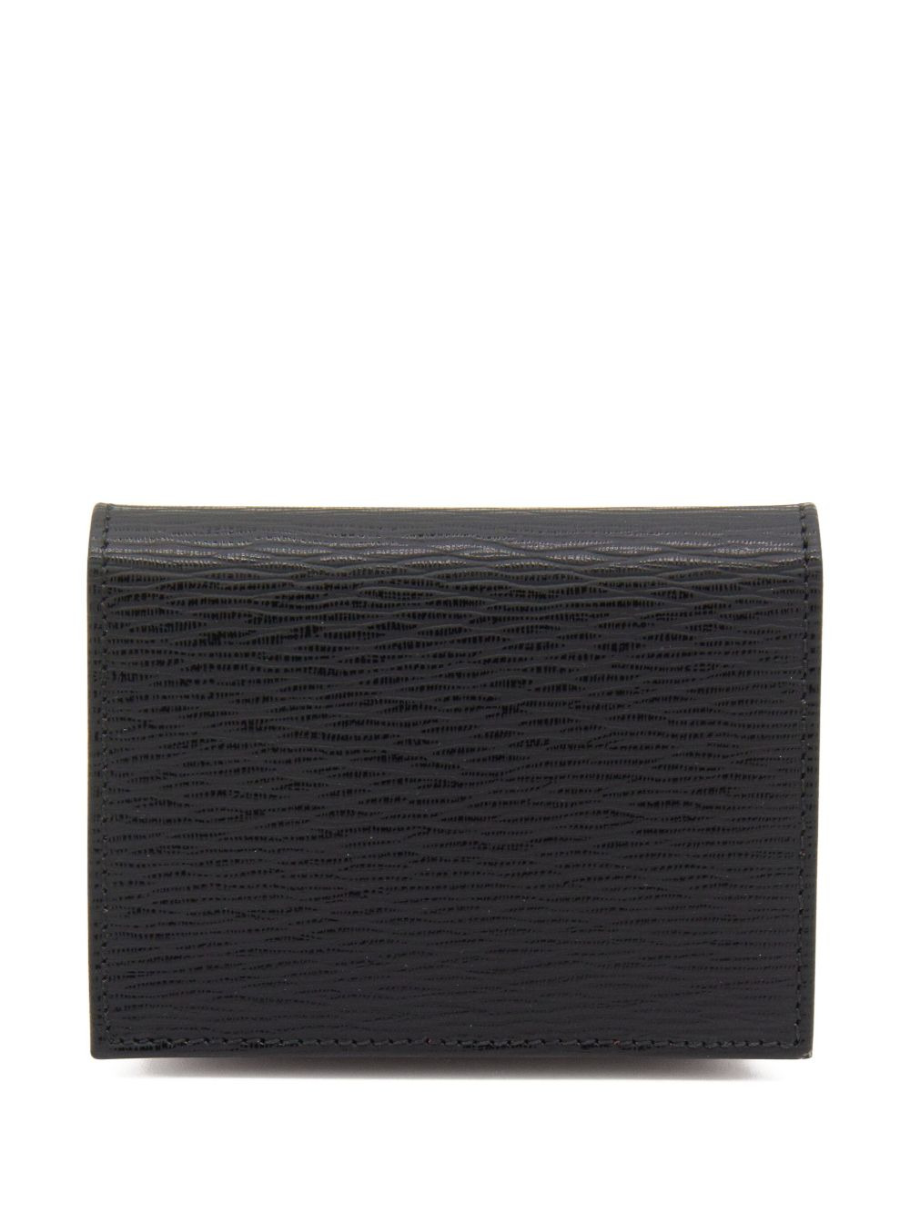 Gancini-embossed leather cardholder - 2