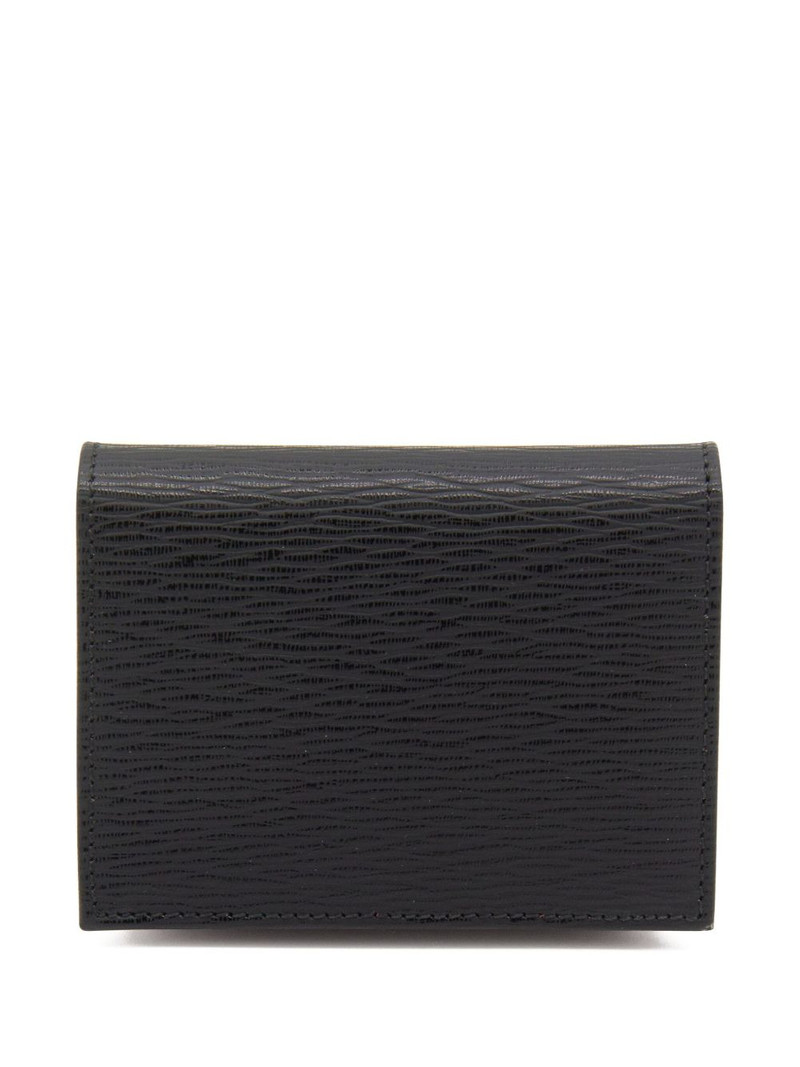 FERRAGAMO Gancini-embossed leather cardholder outlook
