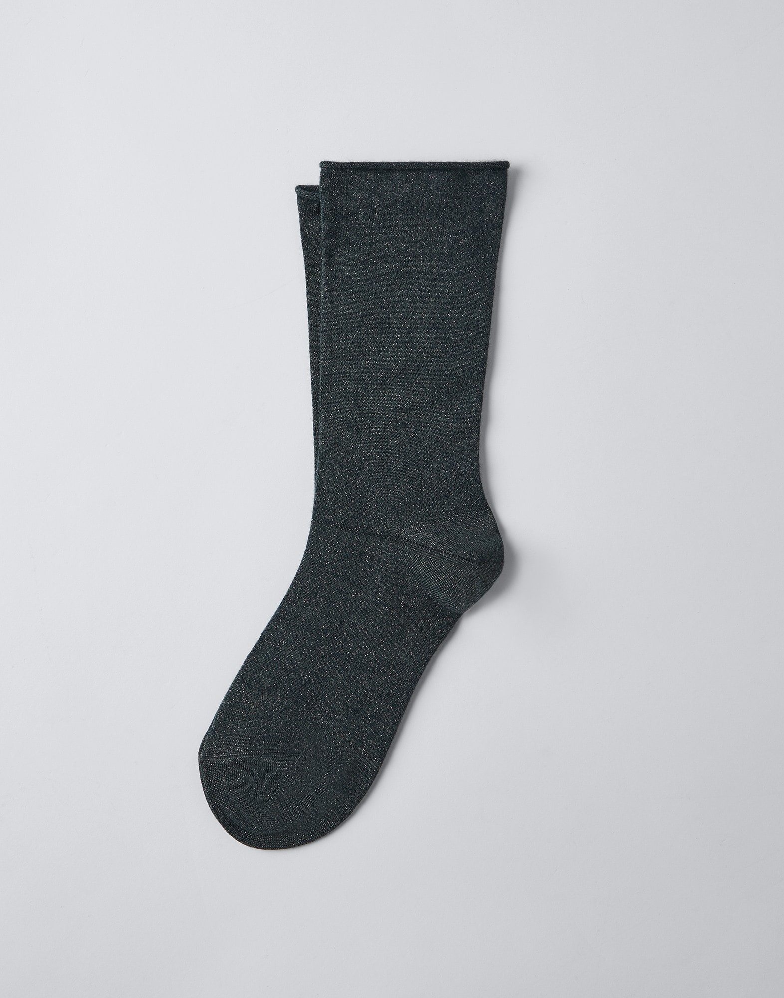 Cashmere and silk sparkling knit socks - 1