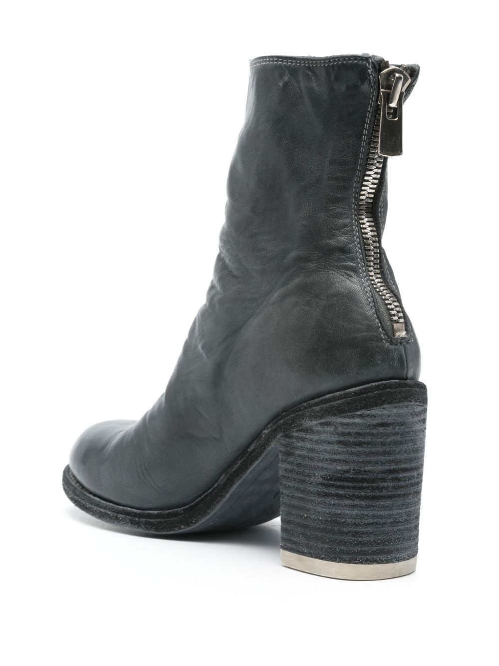 85mm leather ankle boots - 3