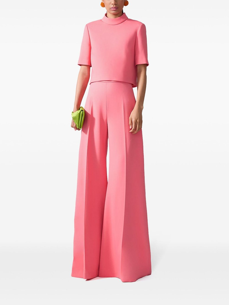 CAROLINA HERRERA short-sleeve mock-neck top outlook