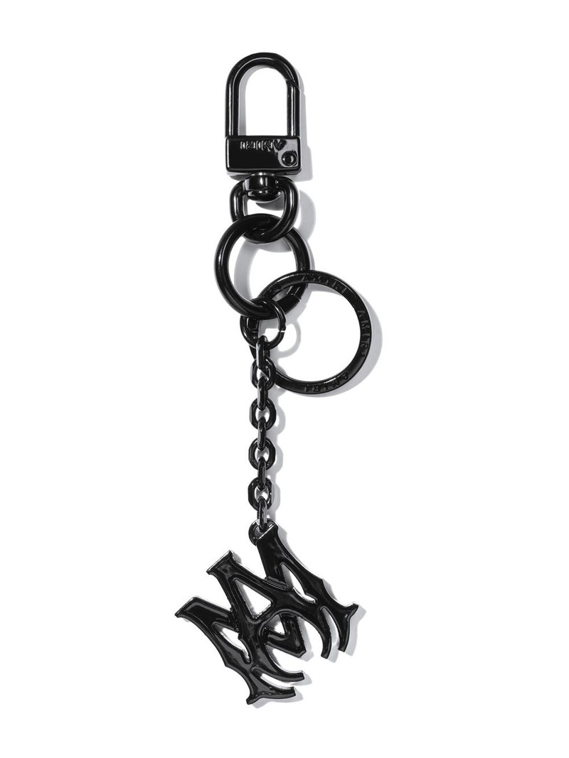 AMIRI logo plaque keychain outlook