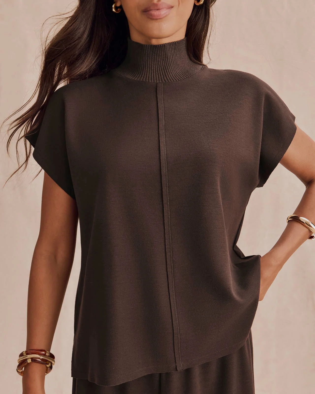 Winslow Mock Neck Pullover - 1