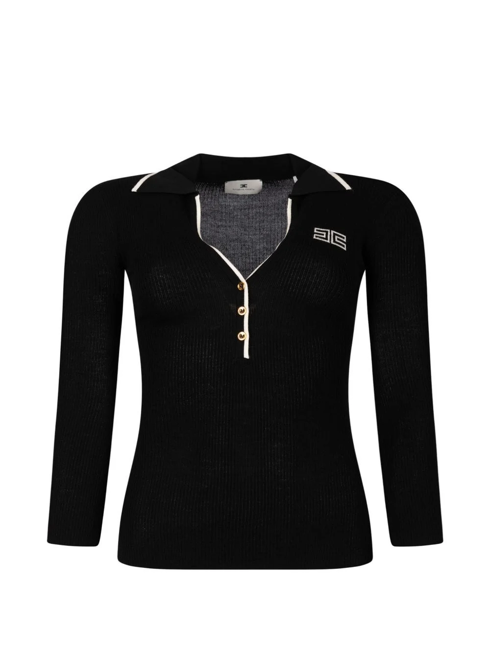 Wool polo shirt - 1