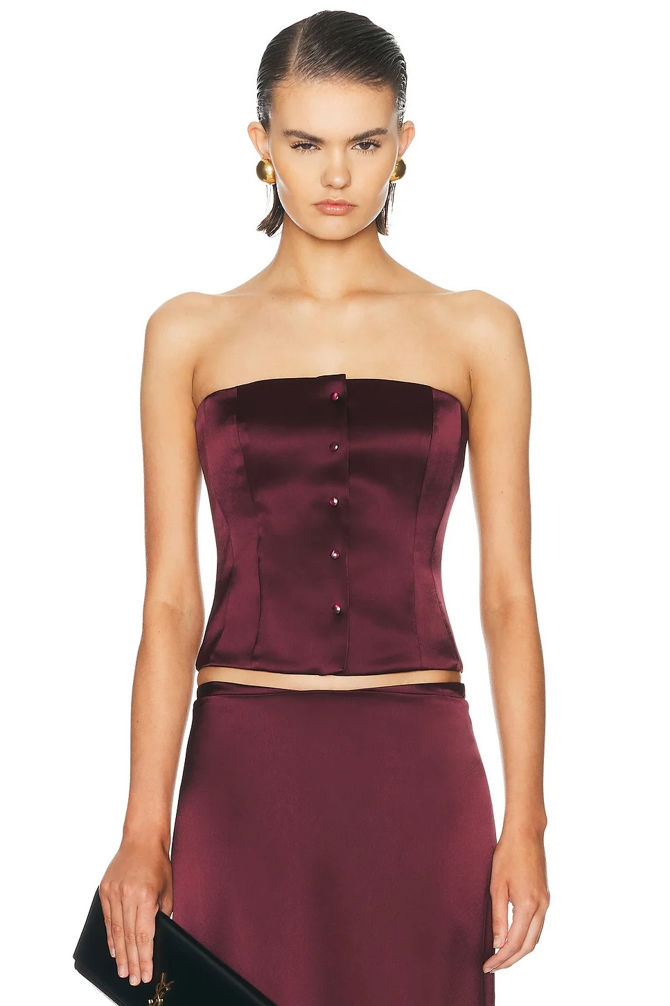 Satin Corset Top - 1