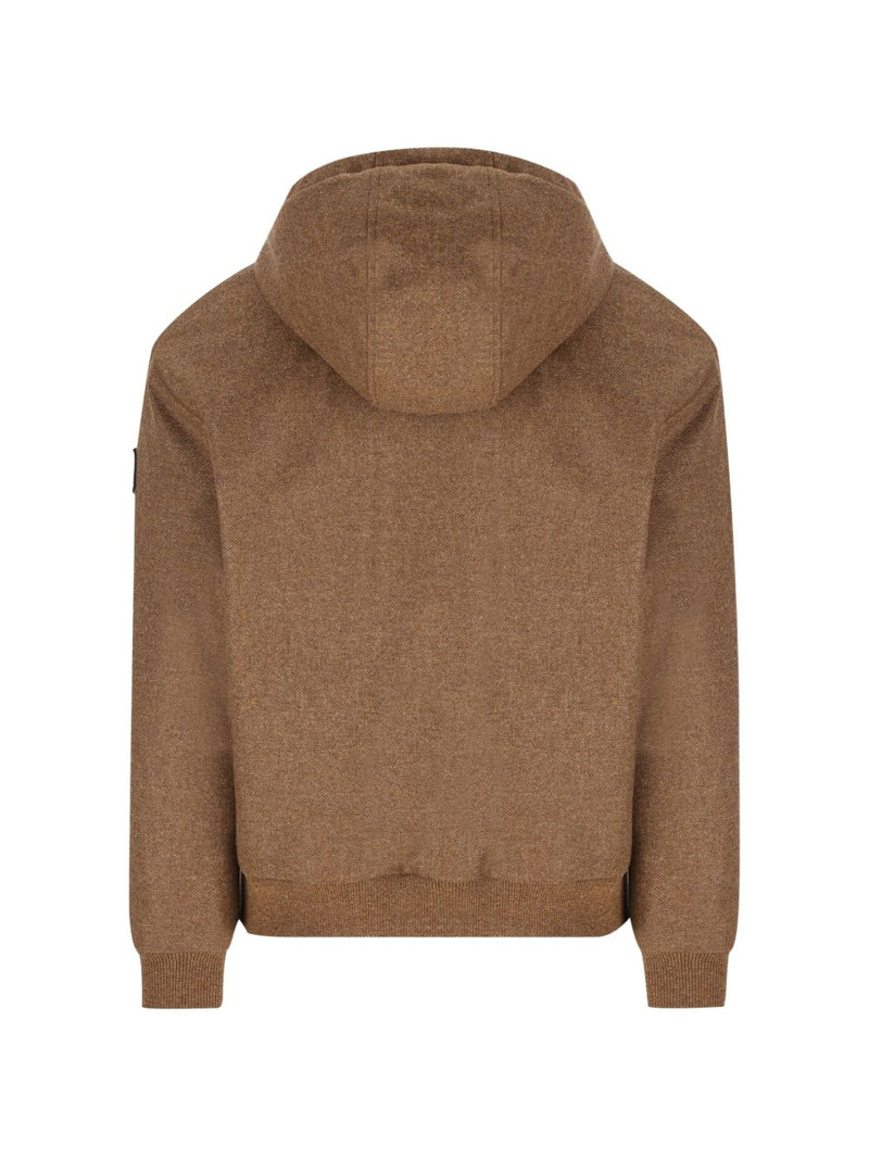 Tod's hooded zip-up jacket outlook