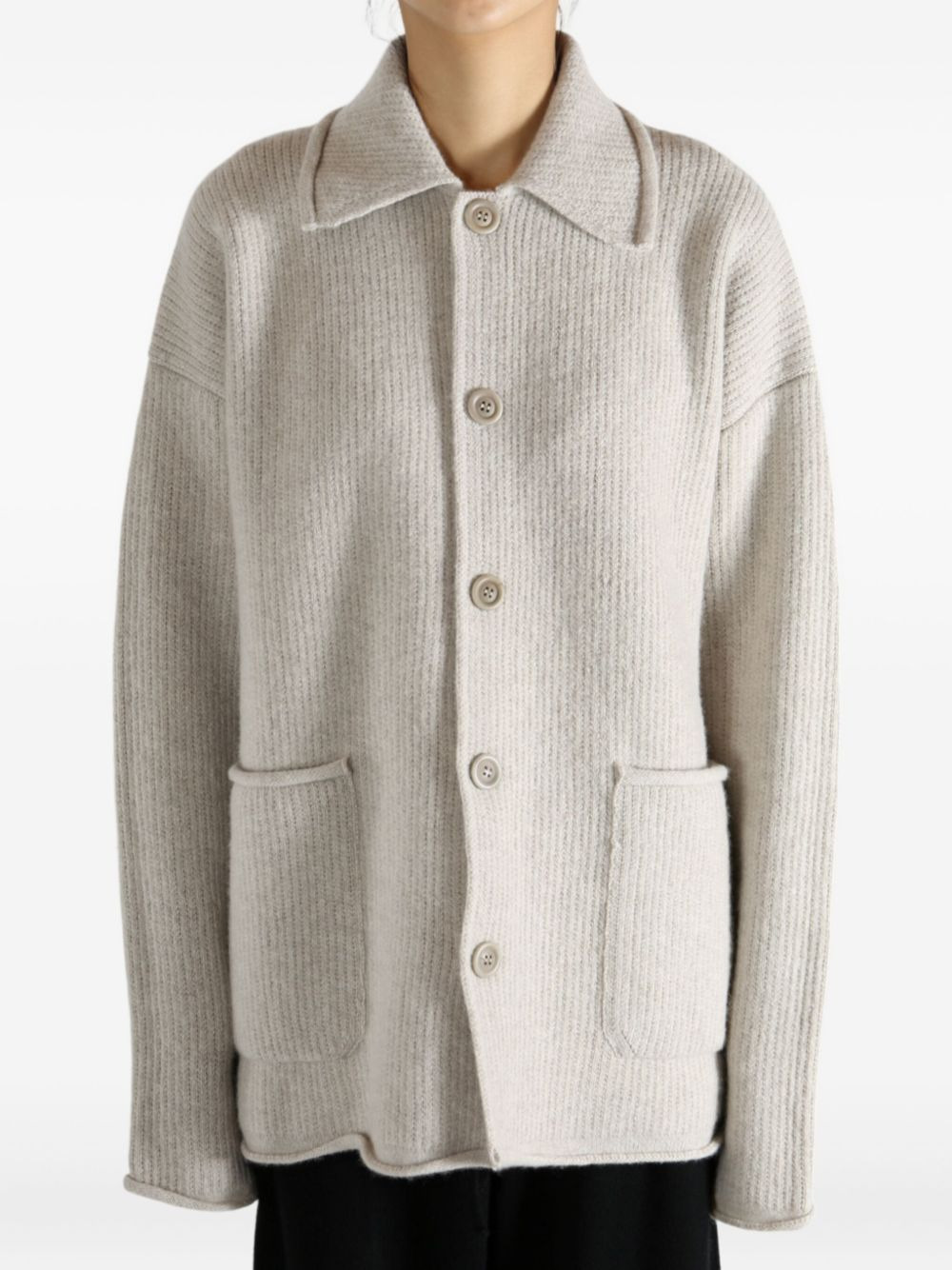 Rove ribbed wool cardigan - 2