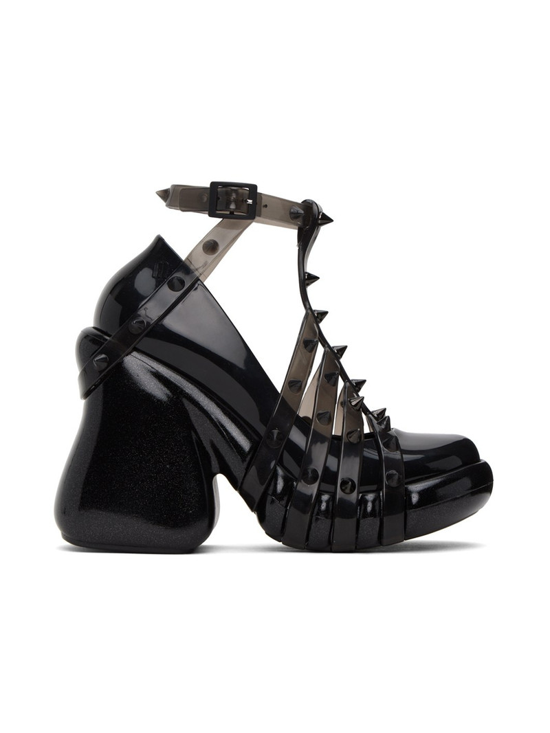 Black Melissa Edition Punk Love Heels 1