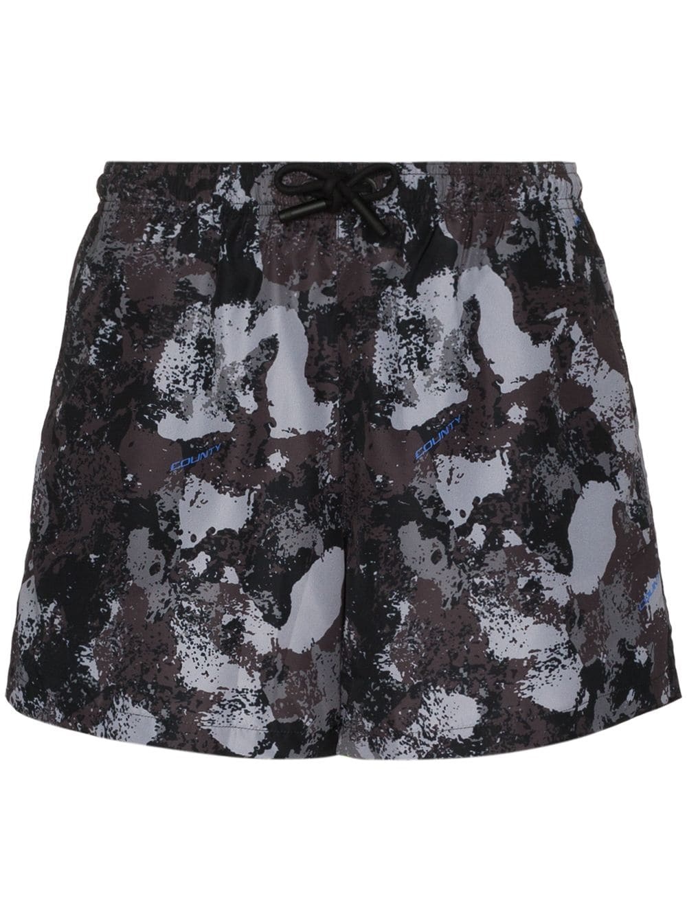 camouflage pattern swimming shorts - 1