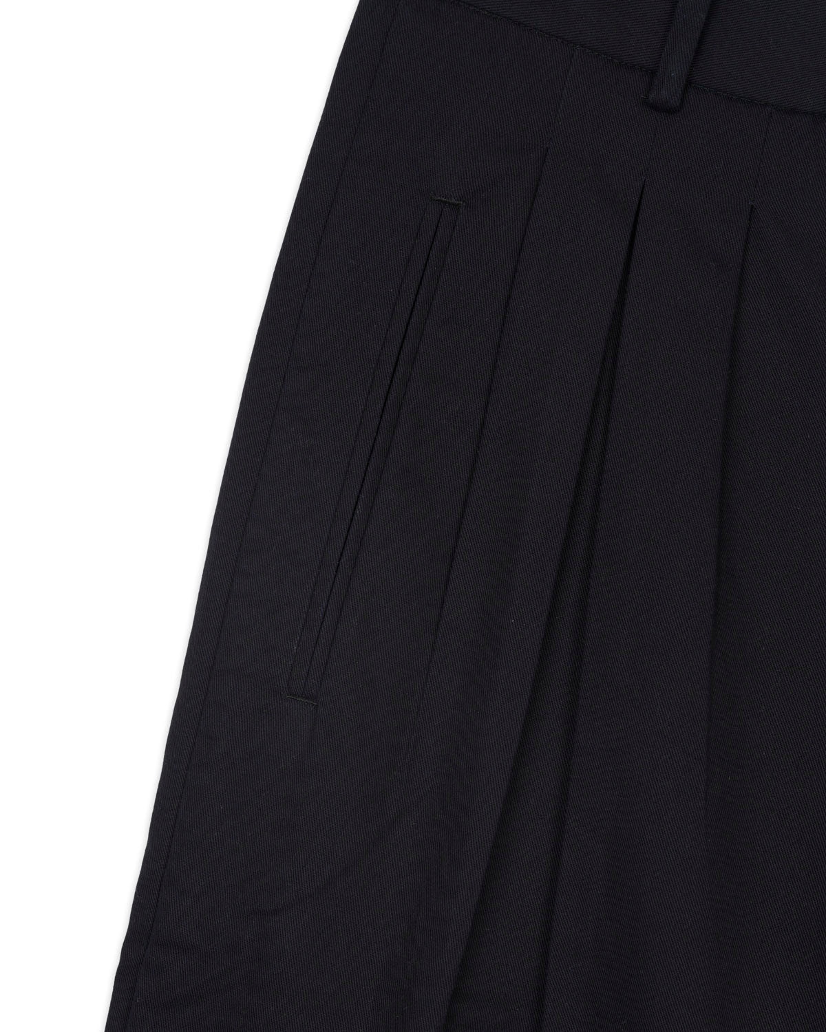 Brooks Brothers California Pleated Chino Trouser - Black - 4