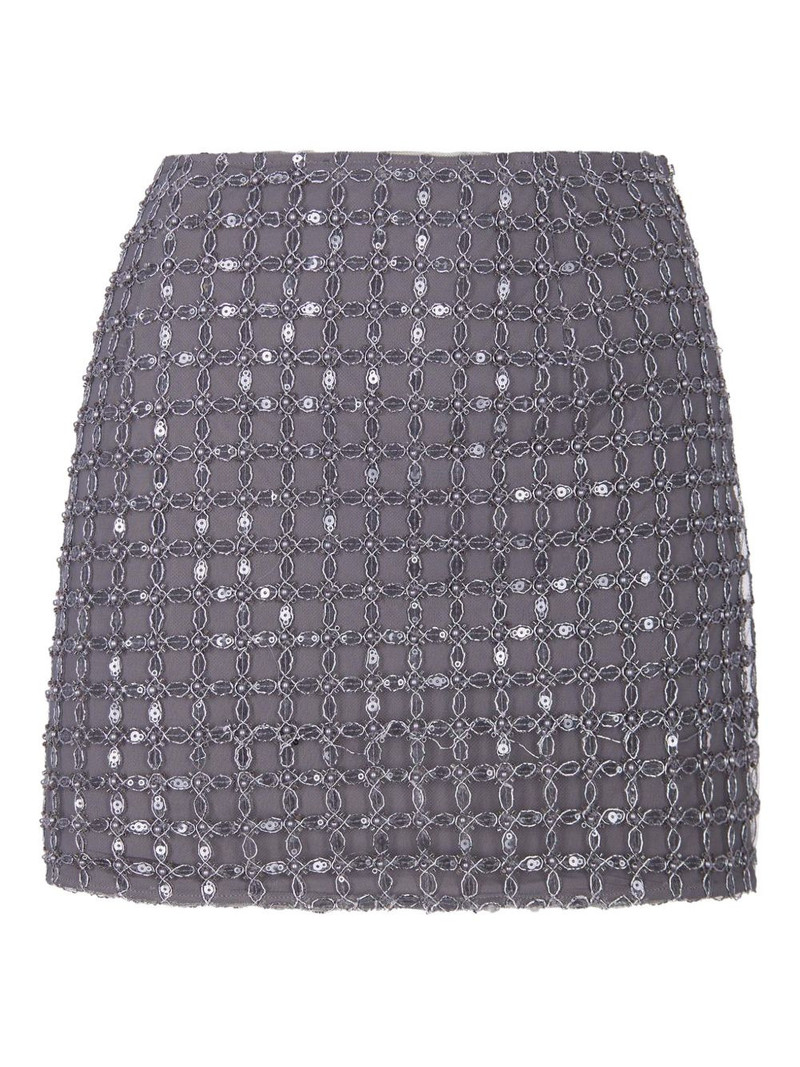 ROTATE sequin-embellished mini skirt outlook