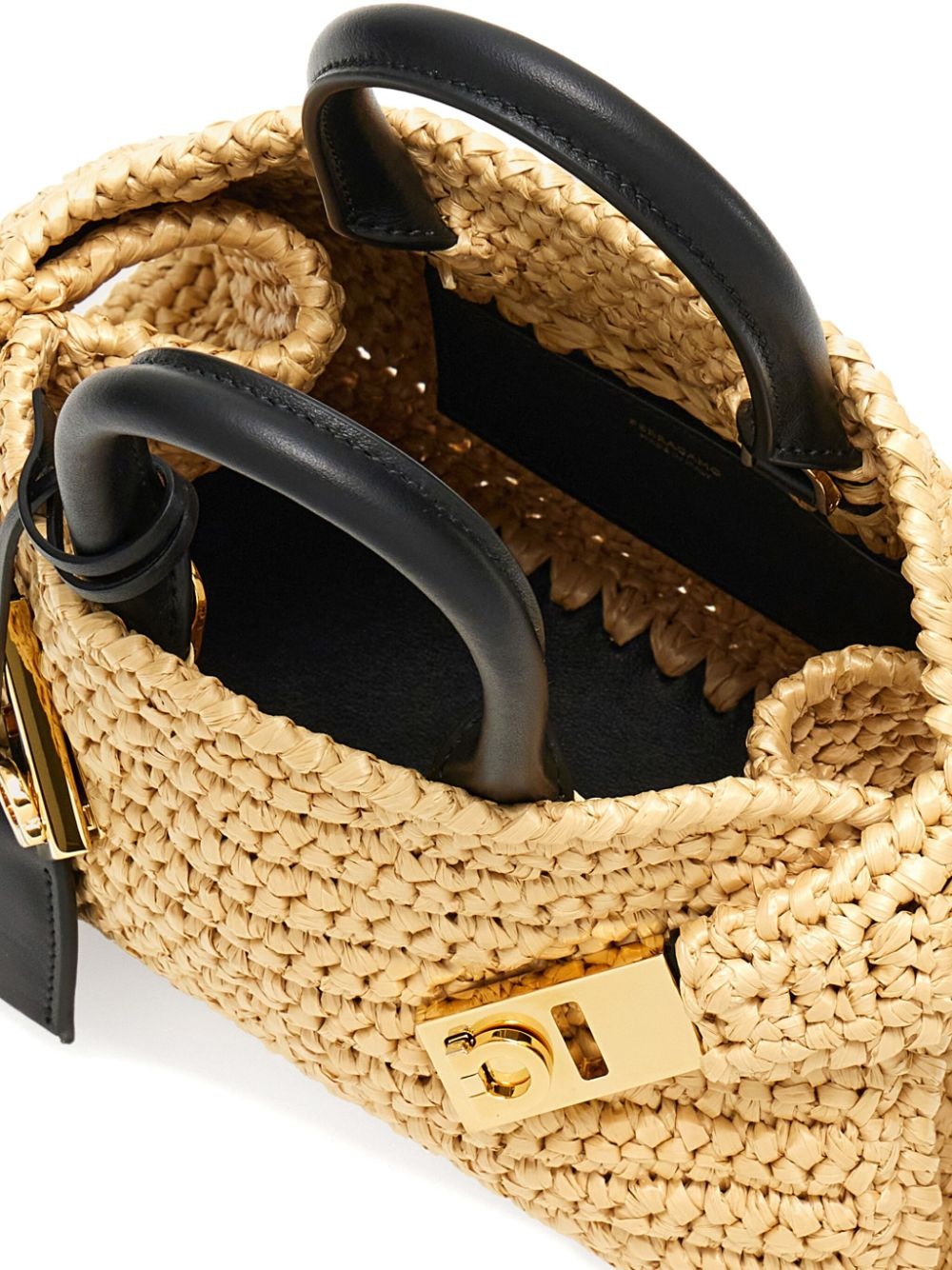 Hug raffia mini bag - 7