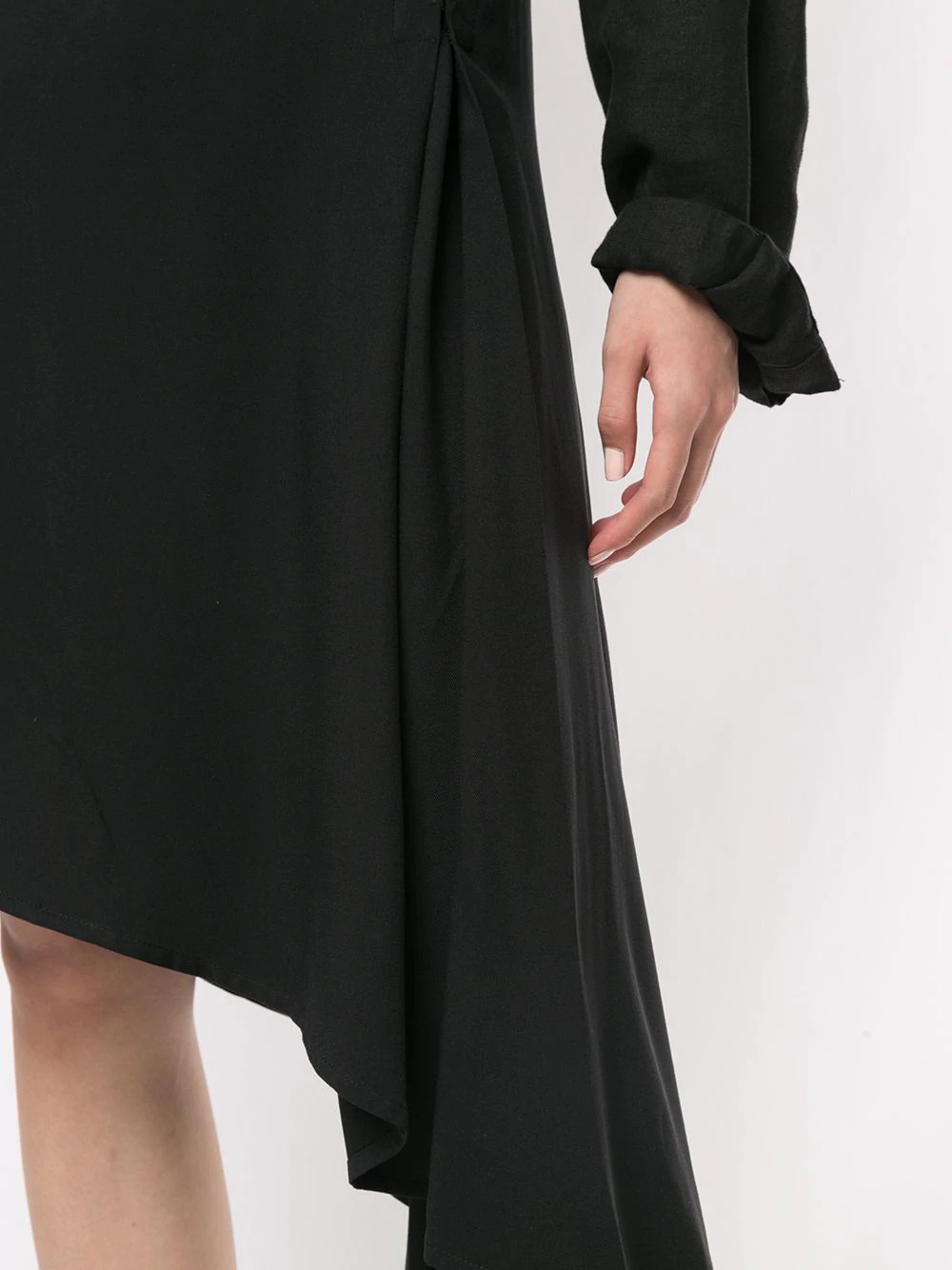 asymmetric midi skirt - 5