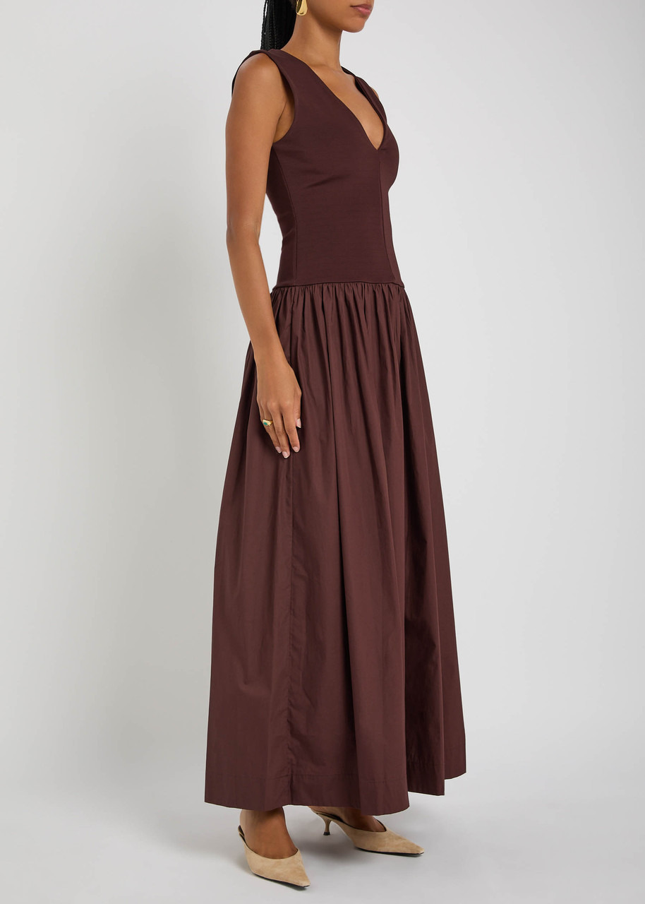 Esse Studios Cotton and Jersey Midi Dress - 2
