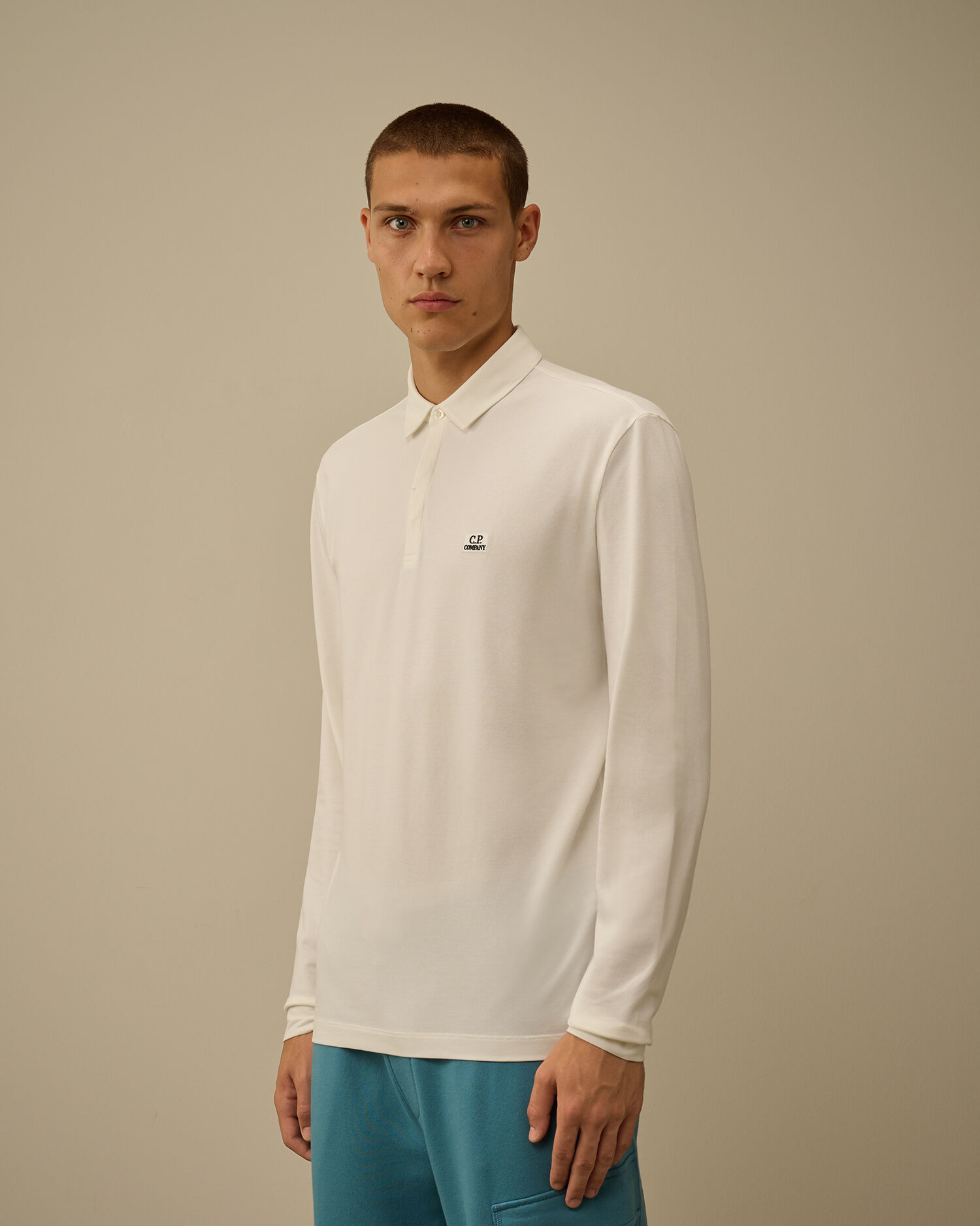 Stretch Piquet Long Sleeve Polo - 3