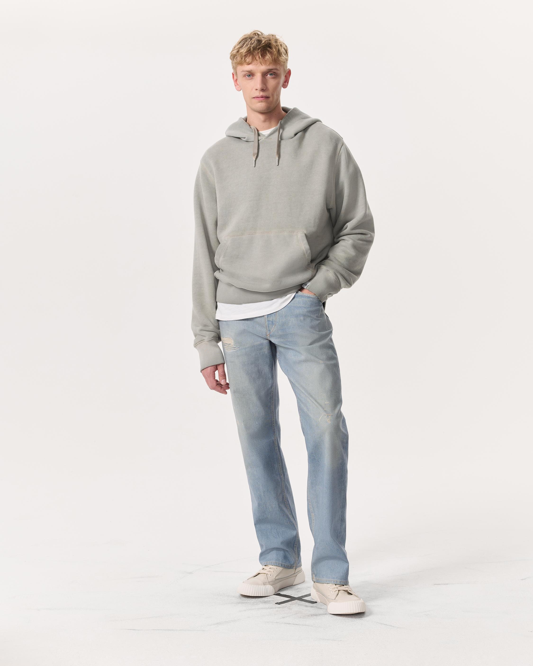 Damon Cotton-Blend Vintage Terry Hoodie - 4