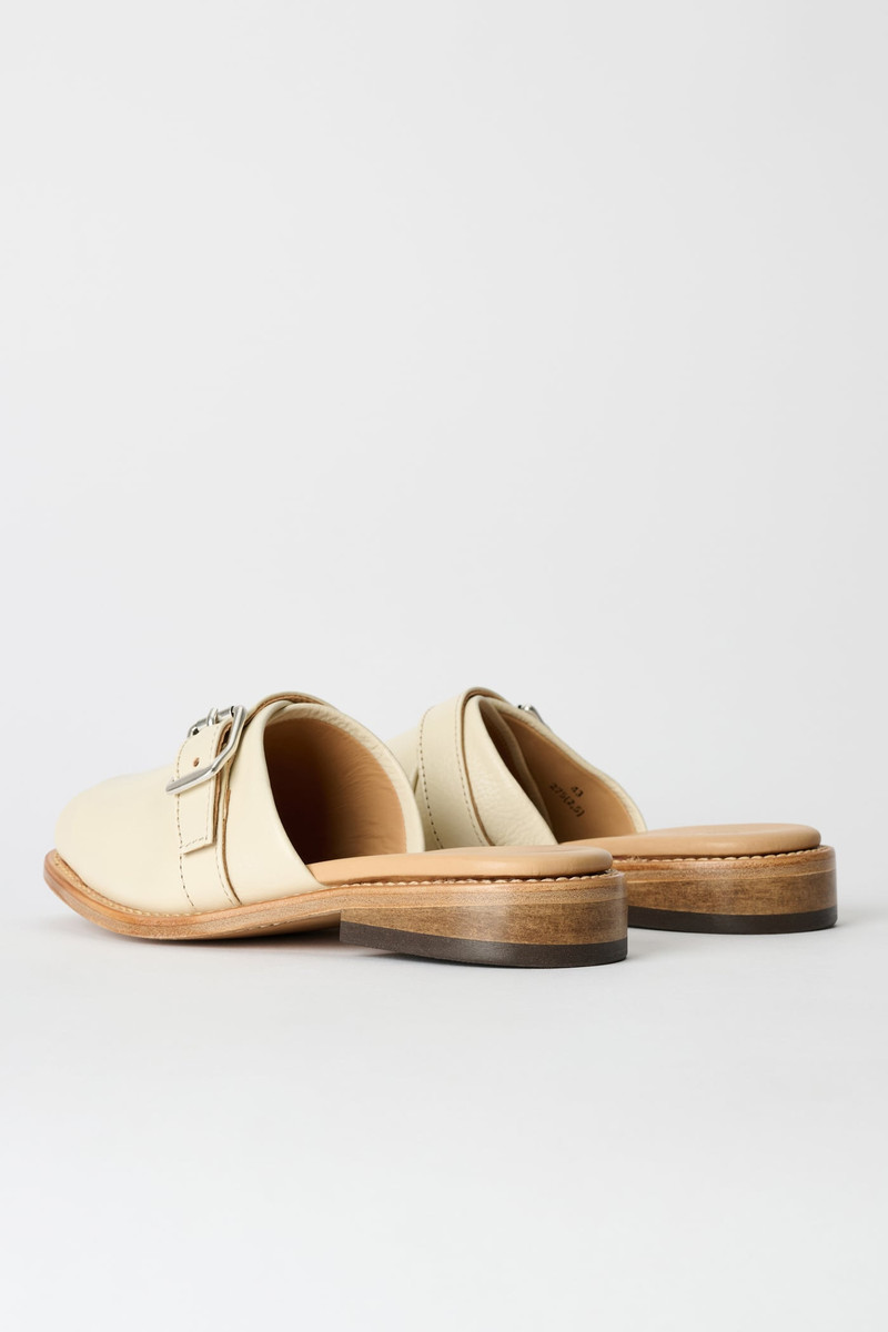 Ginza Sandal Deep Ecru Leather 5