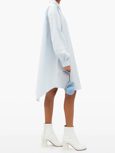 MM6 Maison Margiela Oversized cotton-poplin shirt dress outlook