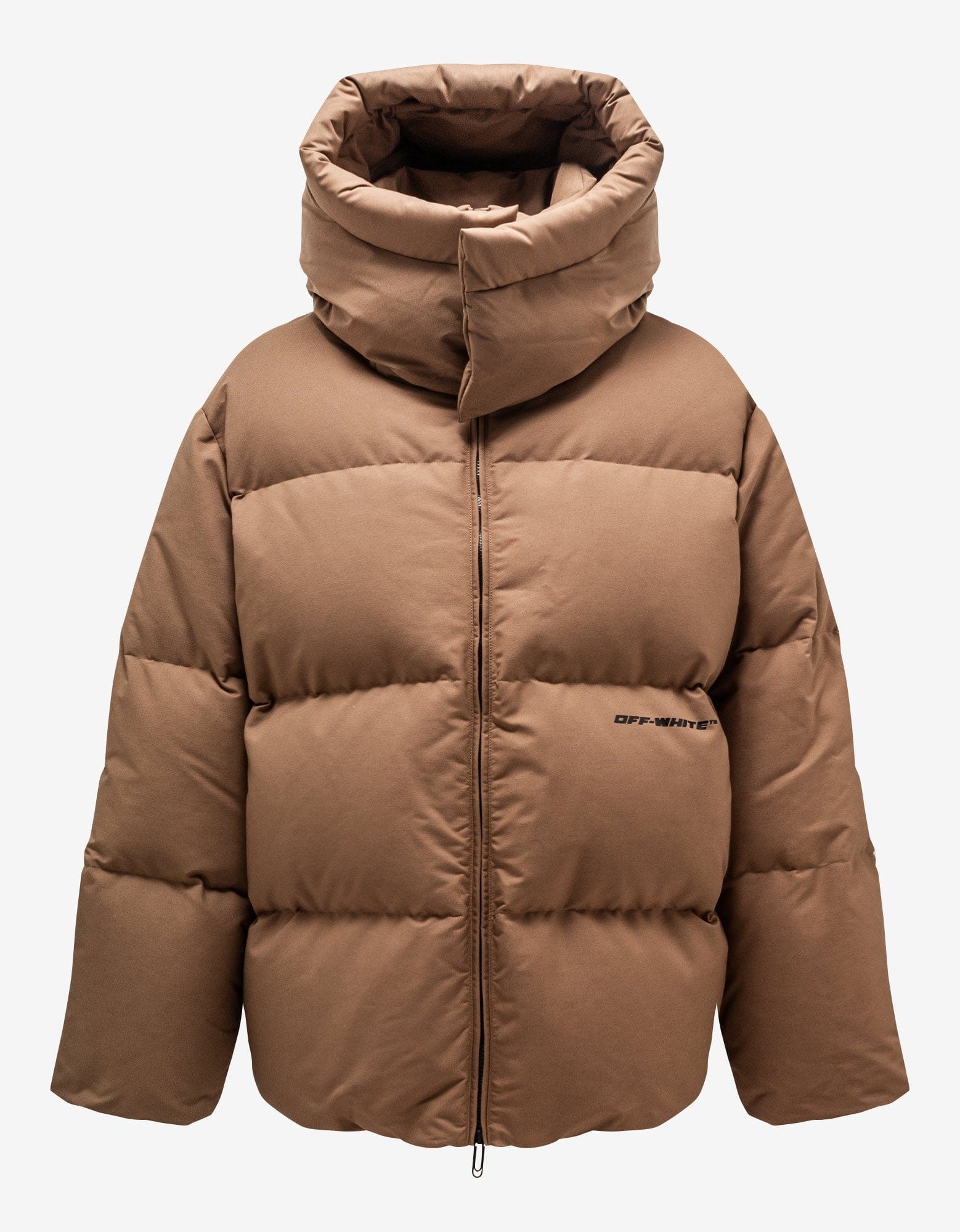 Camel OW Race Canvas Down Puffer Jacket - 1