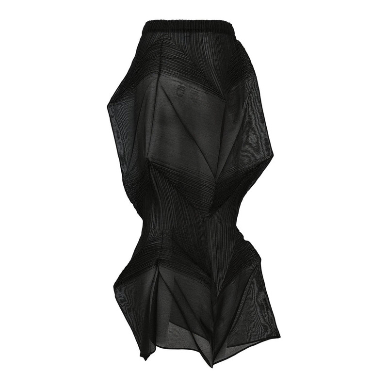 ISSEY MIYAKE Shade And Shaded Pleated Skirt outlook